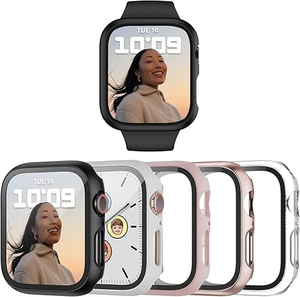 Haojavo Paquete de 5 fundas compatibles con Apple Watch