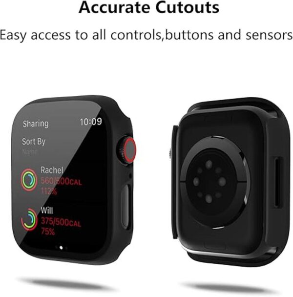 Haojavo Paquete de 5 fundas compatibles con Apple Watch_5