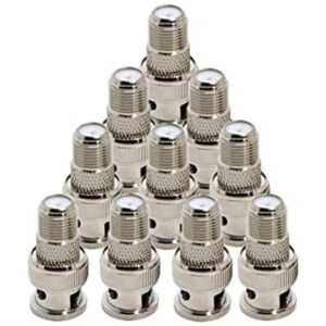 BeElion 10 unidades BNC macho a conector hembra F_1