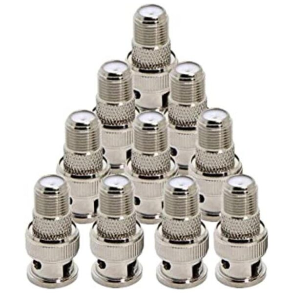 BeElion 10 unidades BNC macho a conector hembra F_1