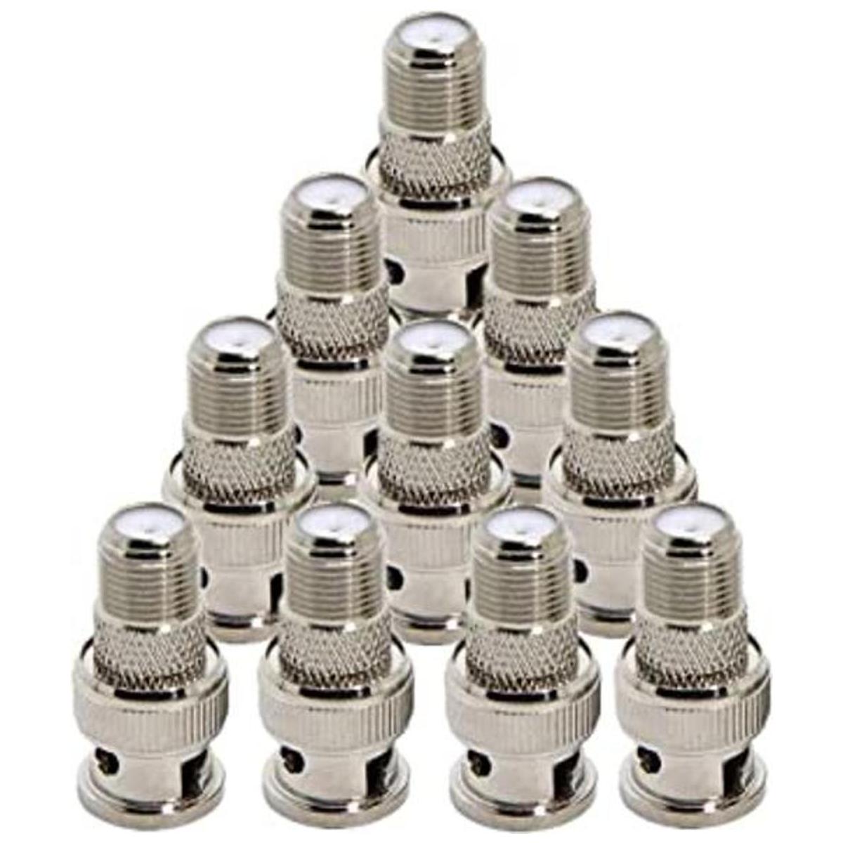 BeElion 10 unidades BNC macho a conector hembra F