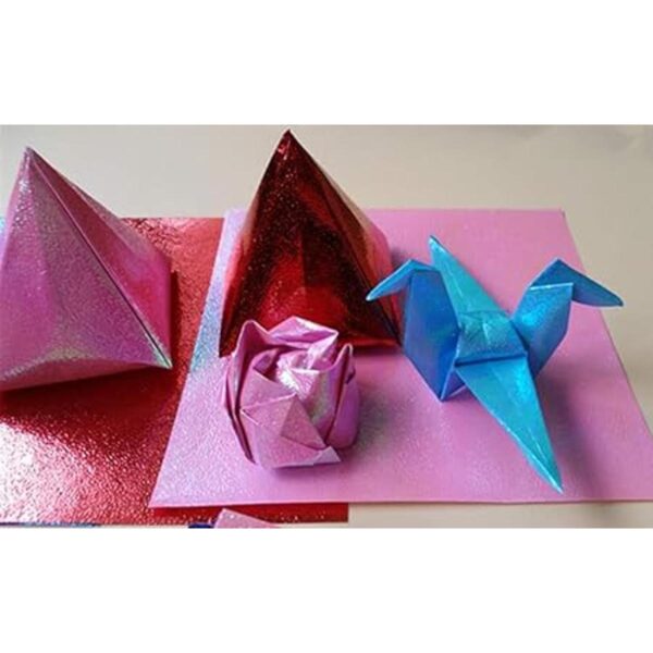 50 hojas de papel de origami de 4.0 x 4.0 in cuadrado_3