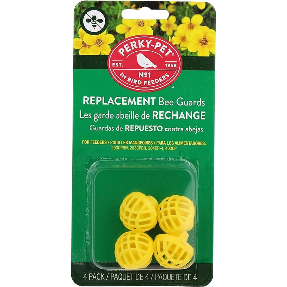 Perky Pet paquete de 4 guardas de repuesto contra abejas
