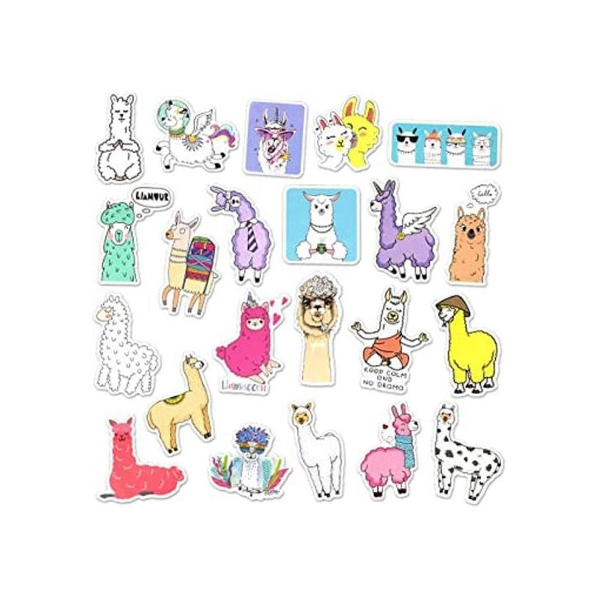 Llama Pegatinas para botellas de agua Llama Vinilos Llama