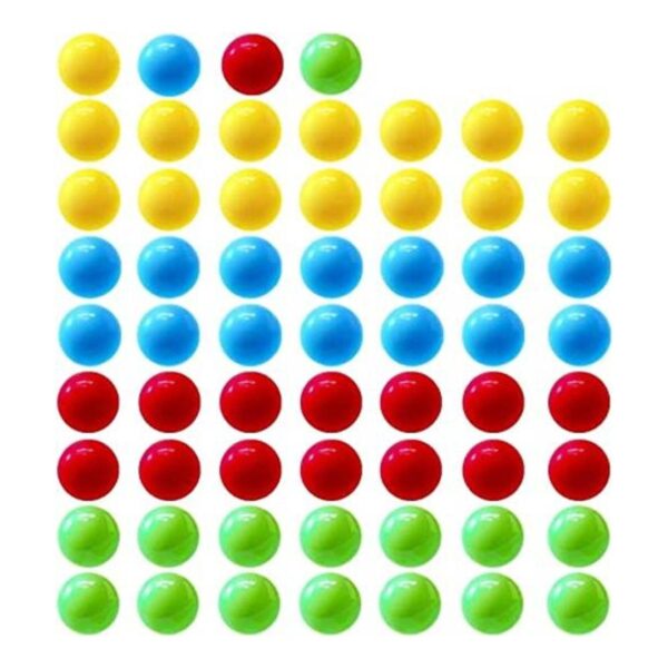 Hotusi 60 bolas de repuesto para juego compatibles con_1