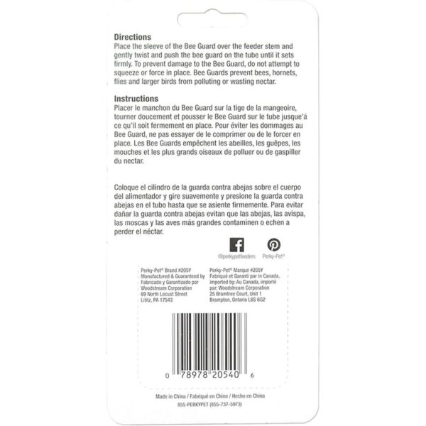 Perky Pet paquete de 4 guardas de repuesto contra abejas_6