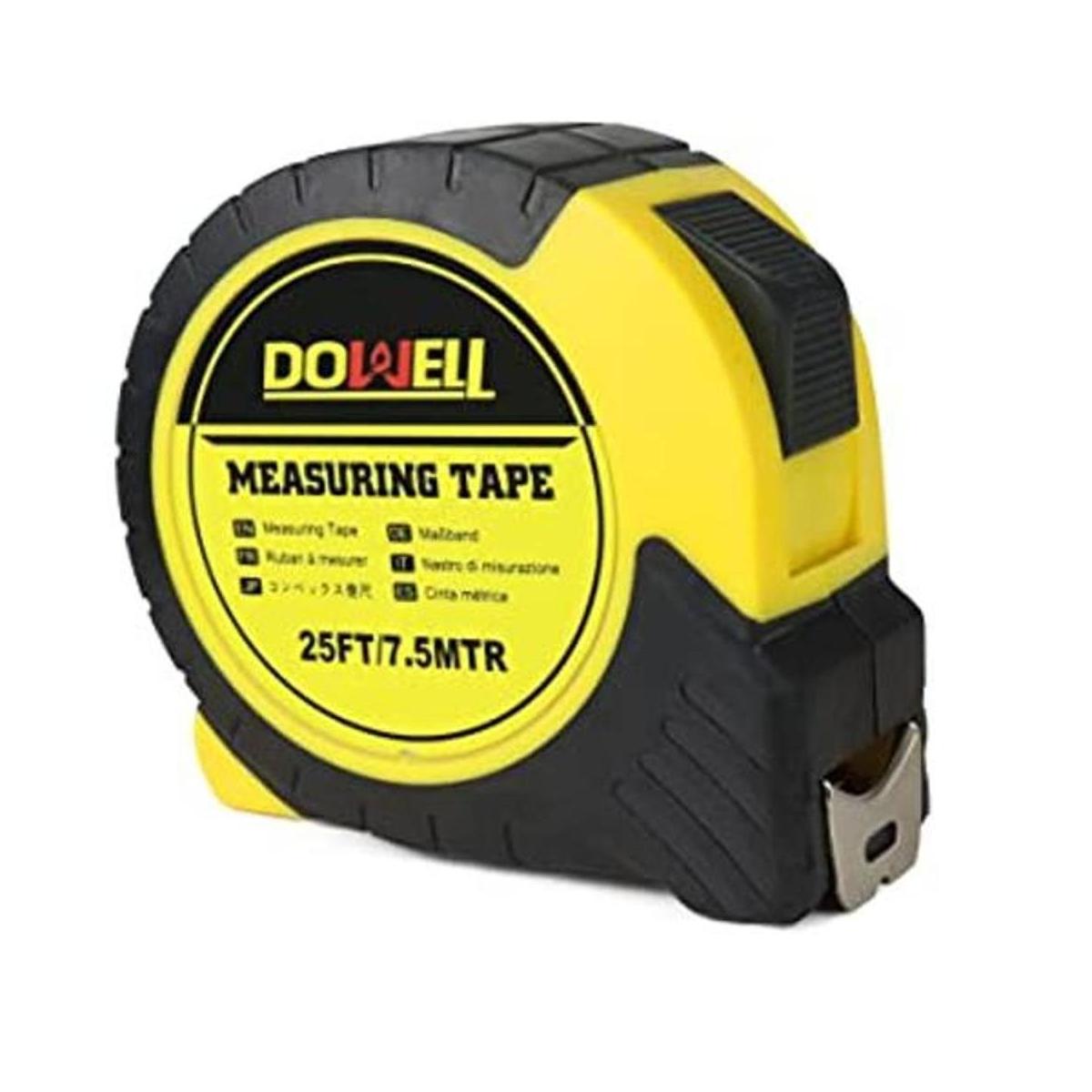 DOWELL Cinta métrica métrica de 25 pies hoja de acero