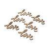 30 piezas de Little Love Wood Crafts DIY Recortes de