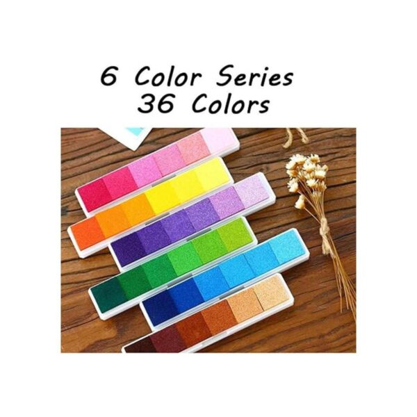 Aphlos Sellos de tinta para manualidades 36 colores