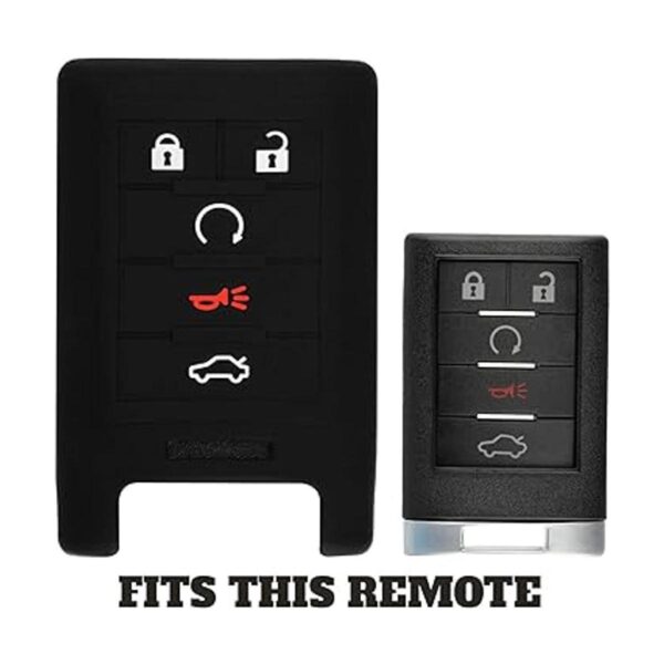 KeyGuardz Carcasa de goma suave para coche con mando a_2
