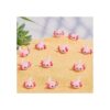 12 piezas de mini resina Axolotl Slime Charm Axolotl