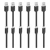 SCOVEE Cable micro USB corto de 12.0 in para teléfonos_1