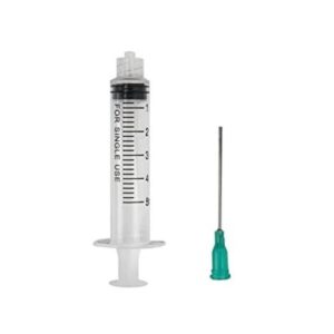 Shintop 10 jeringas de 0.2 fl oz con agujas de punta roma_1