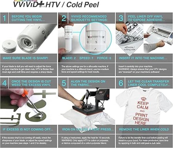 VViViD Película de vinilo de transferencia de calor de_4
