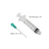 Shintop 10 jeringas de 0.2 fl oz con agujas de punta roma_3
