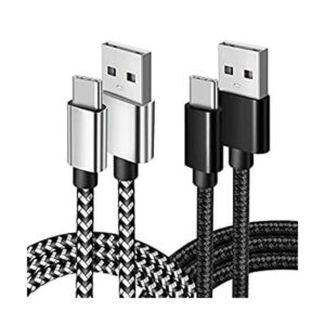 Cable de carga USB tipo C 2 unidades de 6 pies de carga_1