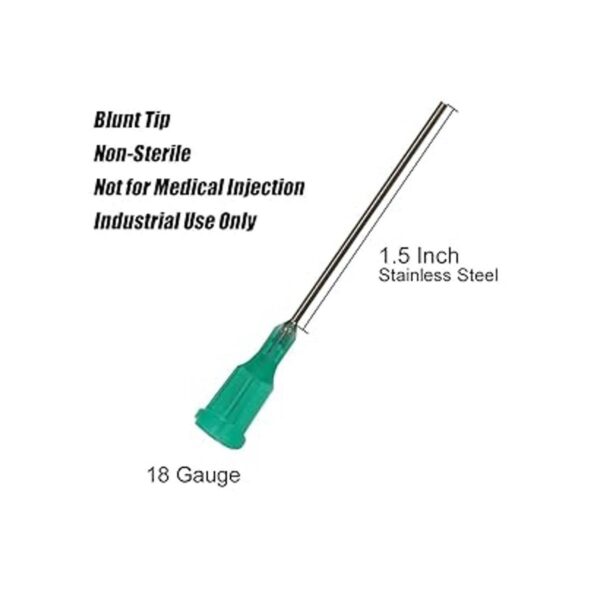 Shintop 10 jeringas de 0.2 fl oz con agujas de punta roma_4