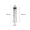 Shintop 10 jeringas de 0.2 fl oz con agujas de punta roma_5