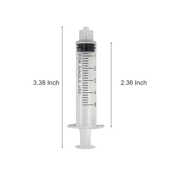 Shintop 10 jeringas de 0.2 fl oz con agujas de punta roma_5