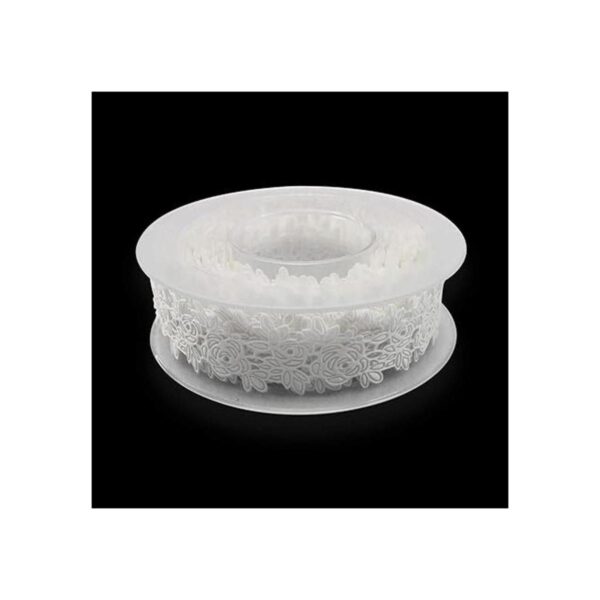 MRSRIBBON Cinta de encaje blanco de 1.0 in 32.8 ft para_4