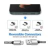 Cable de carga USB tipo C 2 unidades de 6 pies de carga_5