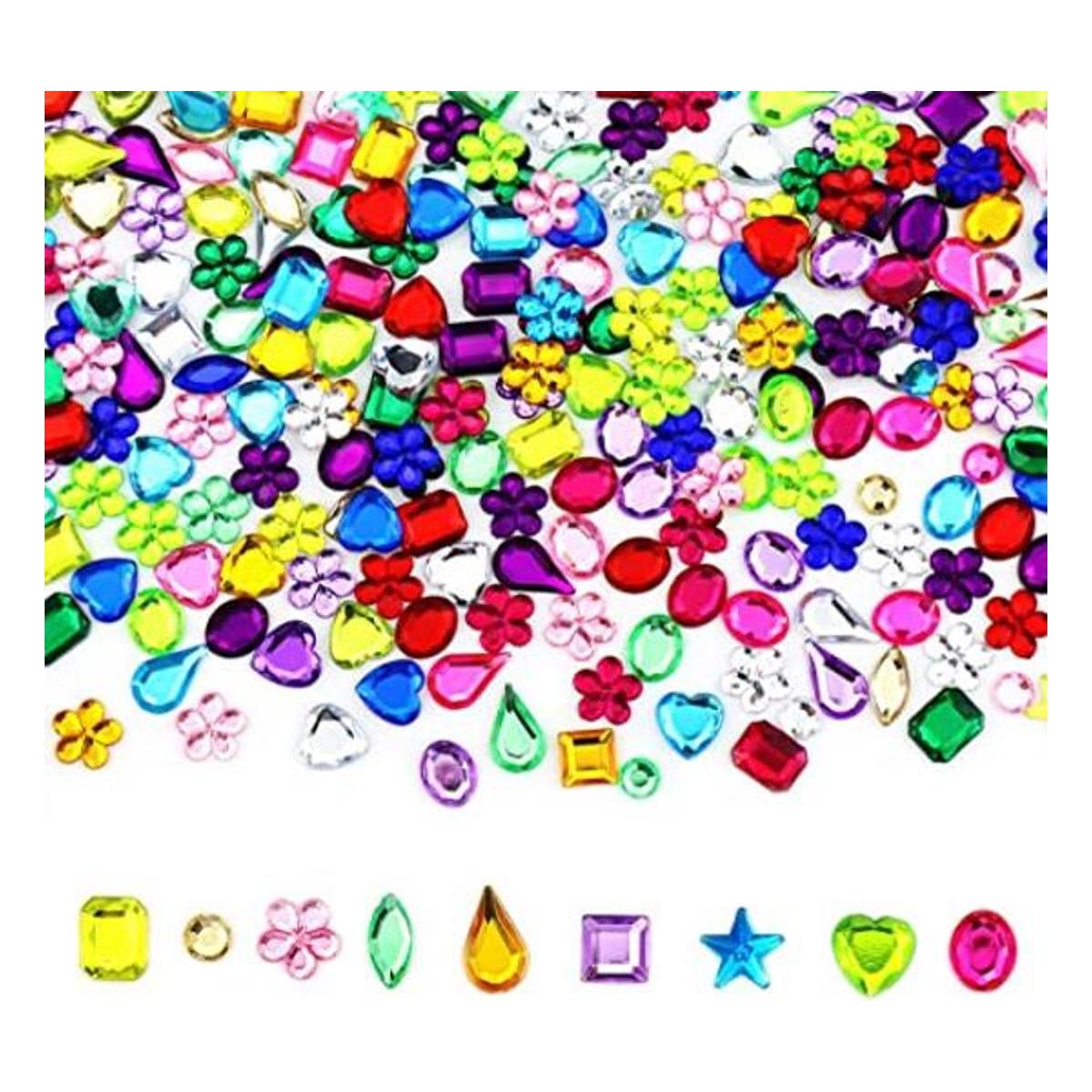 LEEFONE 900 piezas de piedras de acrílico con diamantes de