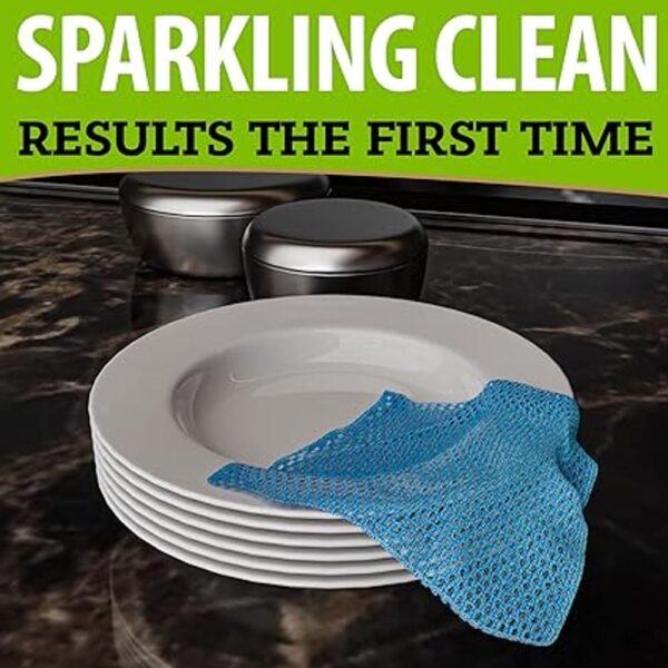 Paño de cocina sin olor para lavado de platos de múltiples_4