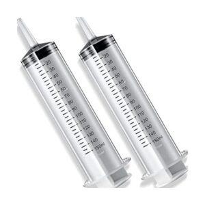 Paquete de 2 jeringas grandes de 5.1 fl oz jeringas de_1