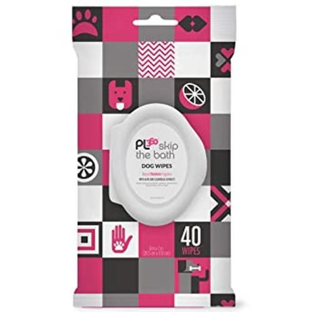 PL360 Toallitas de aseo para perros para limpieza y