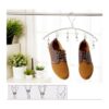 Fashion Easy Juego de 3 perchas de acero inoxidable con 10_5