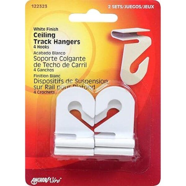 Hillman Fasteners 122323 Ganchos para colgar rieles de_2
