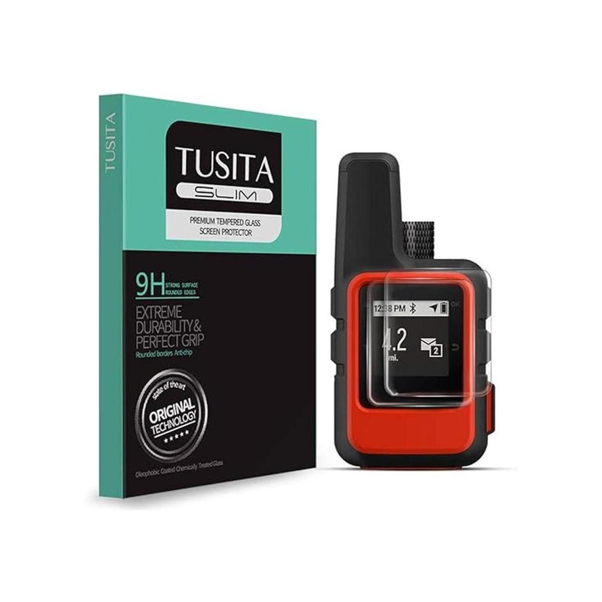 TUSITA Paquete de 2 protectores de pantalla de vidrio