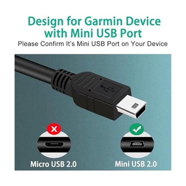 Cable de carga GPS de 10 pies para Garmin Navigator Nuvi_2