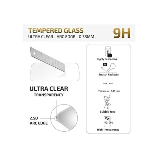 NewC Protector de pantalla de cristal compatible con