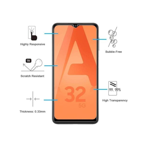 NewC Protector de pantalla de cristal compatible con