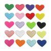 40 piezas de colores surtidos pequeño corazón hierro en_1