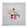 40 piezas de colores surtidos pequeño corazón hierro en_4