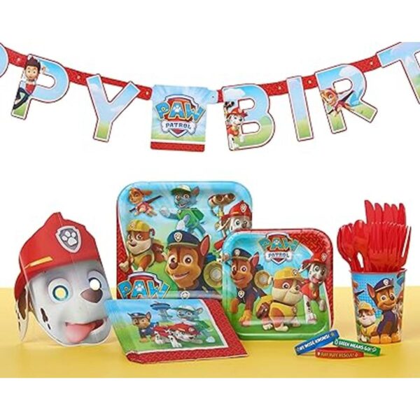 Paw Patrol fiesta de cumpleaños 8 unidades color_3