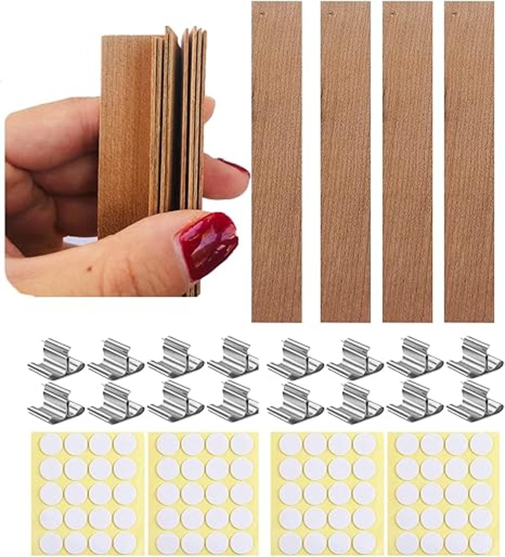 Mechas de vela de madera gruesa mejoradas de 5.1 x 0.5