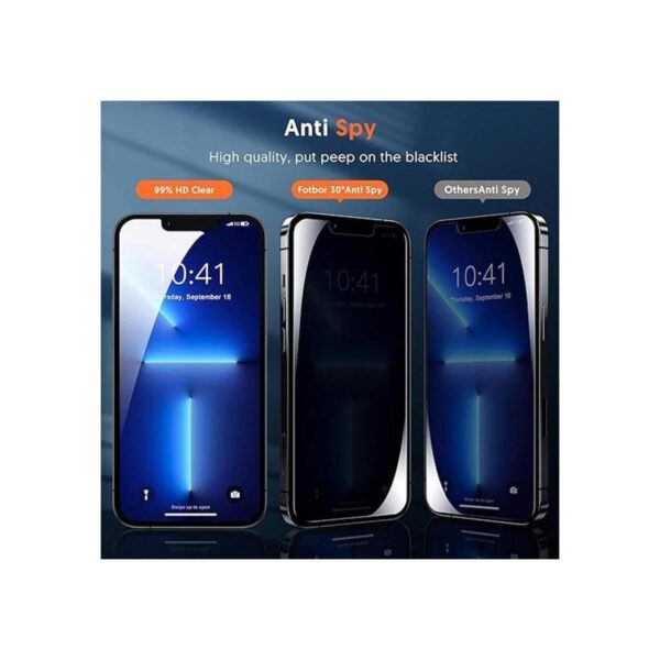 Protector de pantalla de privacidad para iPhone 14 y_4