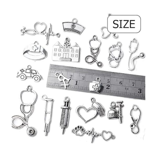 3.53 oz Artesanía Suministros Antiguos de Plata Médica
