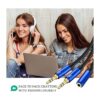 Divisor de auriculares divisor QY para computadora de_6