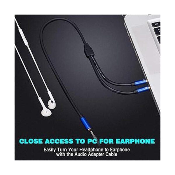 Divisor de auriculares divisor QY para computadora de_5