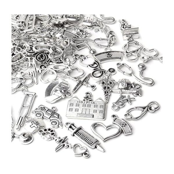 3.53 oz Artesanía Suministros Antiguos de Plata Médica