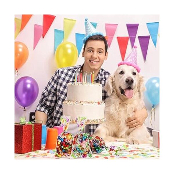 Maitys 100 bolsas de celofán con estampado de hueso de_5