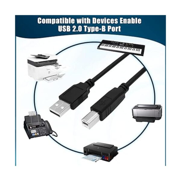 Inovat Cable de repuesto USB A macho a B macho cable de