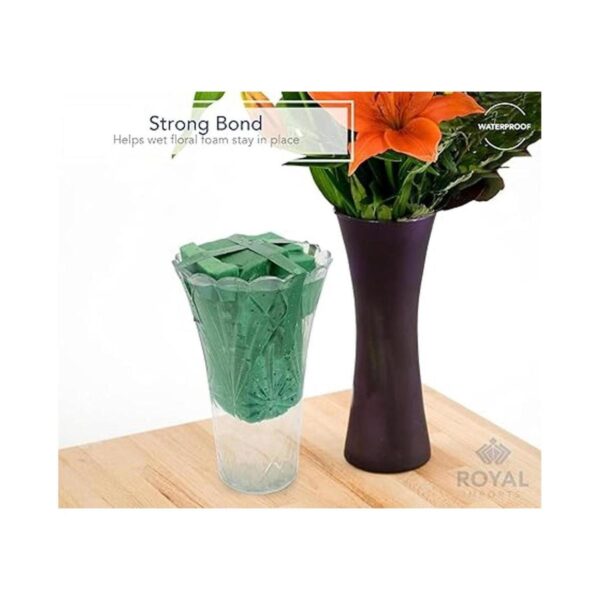 Royal Imports Cinta floral verde cinta adhesiva