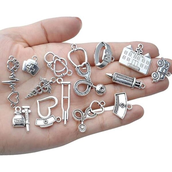 3.53 oz Artesanía Suministros Antiguos de Plata Médica