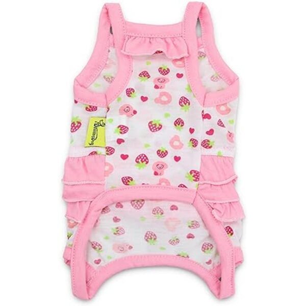 DroolingDog Vestidos de una pieza para perros con volantes_2