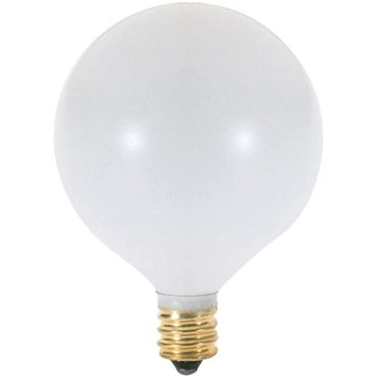 Satco S3753 120 V candelabro Base 25watt G16.5 Bombilla